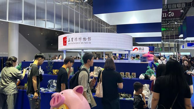 、三星堆文创亮相深圳文博会！开元棋牌网站火爆！罗江非遗(图9)
